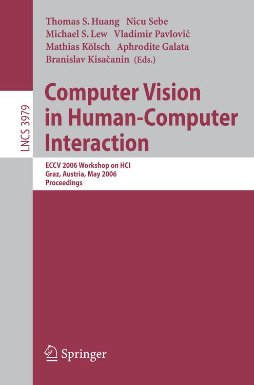 Produktbild: Computer Vision in Human-Computer Interaction