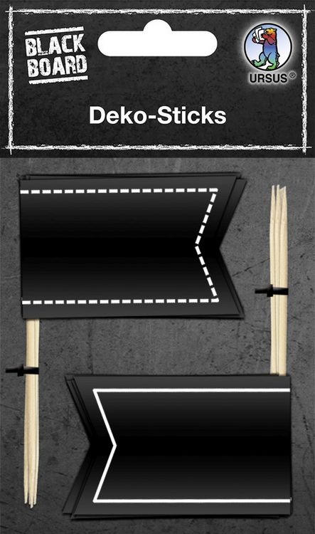 Produktbild: URSUS Blackboard Tafelfolie-Deko-Sticks