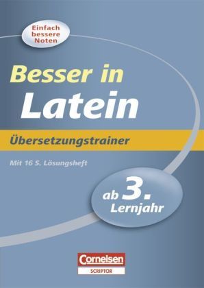 Produktbild: Besser in Latein, &Uuml;bersetzungstrainer, ab 3. Lernjahr