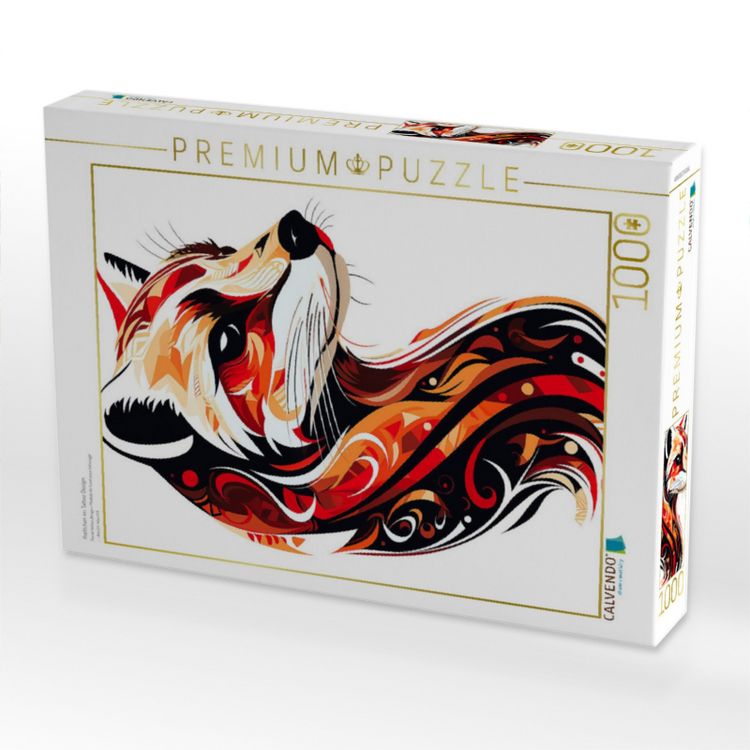 Produktbild: CALVENDO Puzzle Frettchen im Tattoo Design | 1000 Teile Lege-Gr&ouml;&szlig;e 64x48cm Foto-Puzzle f&uuml;r gl&uuml;ckliche Stunden