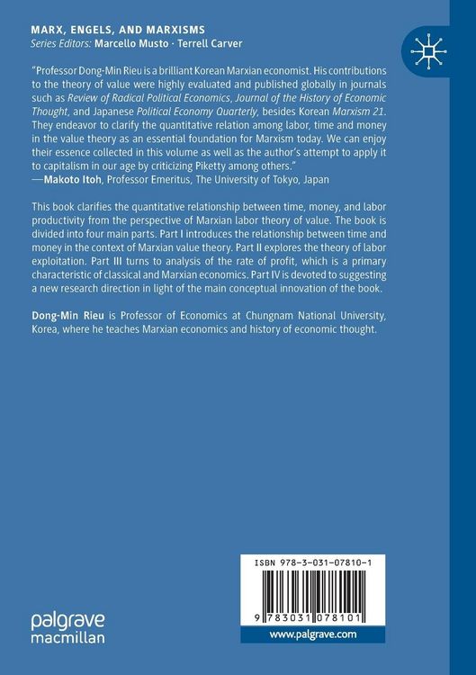 Produktbild: A Mathematical Approach to Marxian Value Theory