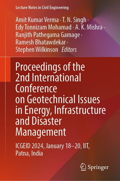 Produktbild: Proceedings of the 2nd International Conference on Geotechnical Issues in Energy, Infrastructure and Disaster Management