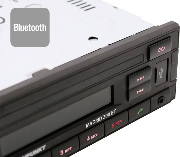 Produktbild: Blaupunkt Madrid 200 BT Autoradio Bluetooth&reg;-Freisprecheinrichtung