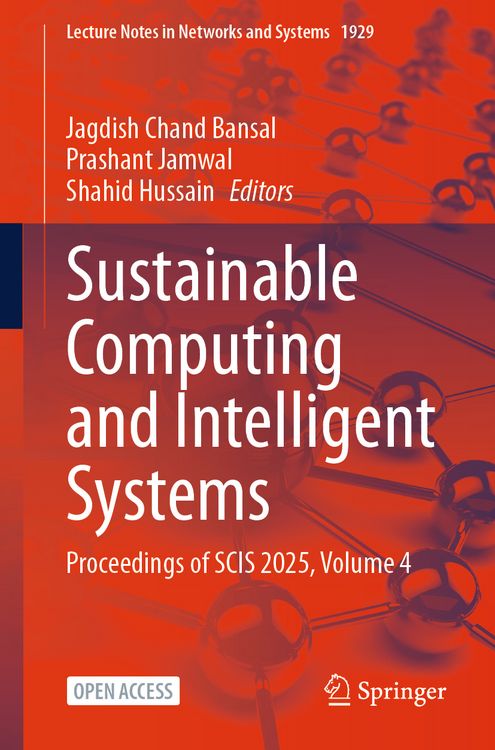 Produktbild: Sustainable Computing and Intelligent Systems