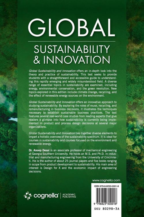 Produktbild: Global Sustainability and Innovation