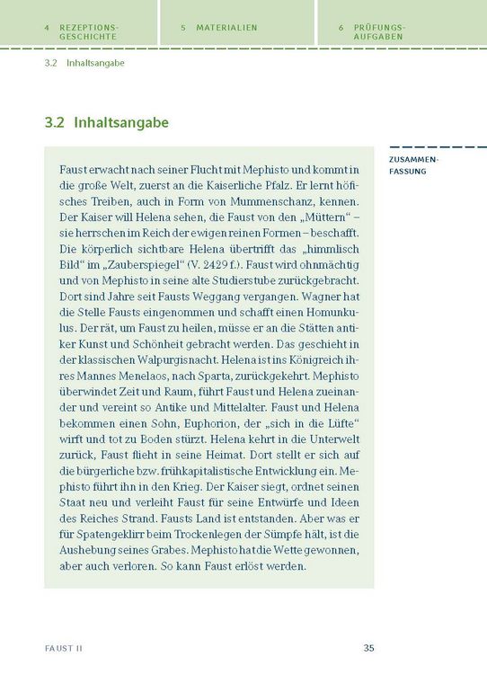 Produktbild: Faust II von Johann Wolfgang von Goethe.