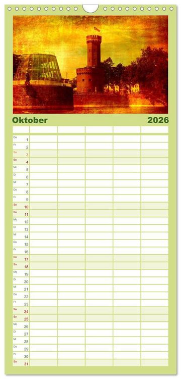Produktbild: Familienplaner 2026 - K&ouml;ln mit 5 Spalten (Wandkalender, 21 x 45 cm) CALVENDO