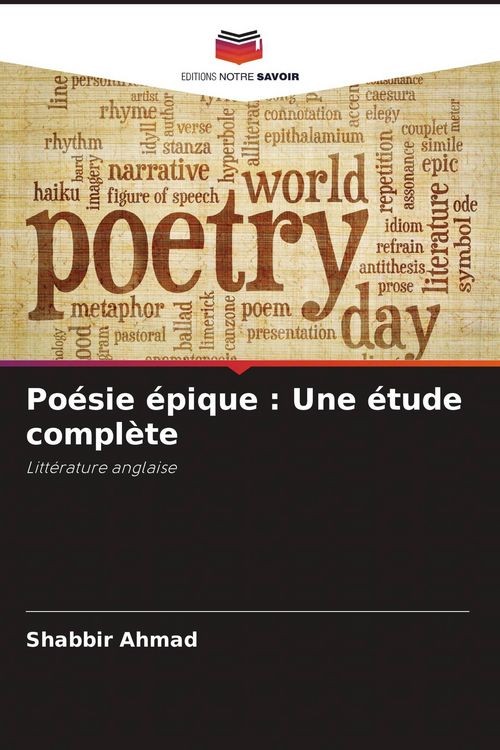 Produktbild: Po&eacute;sie &eacute;pique : Une &eacute;tude compl&egrave;te