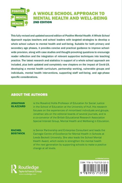Produktbild: A Whole School Approach to Mental Health and Well-being