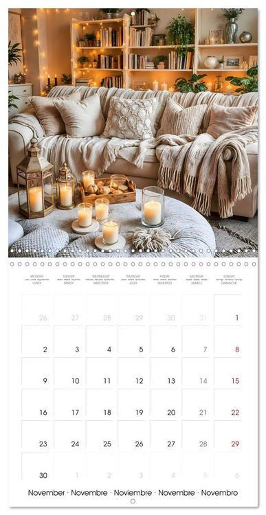 Produktbild: My quiet oasis - Inhale. Arrive. Find peace. (Wall Calendar 2026 12 &times; 12 Inch) CALVENDO 12 Month Wall Calendar