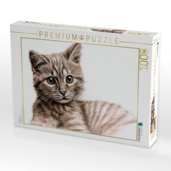Produktbild: CALVENDO Puzzle Das K&auml;tzchen | 1000 Teile Lege-Gr&ouml;&szlig;e 64x48cm Foto-Puzzle f&uuml;r gl&uuml;ckliche Stunden