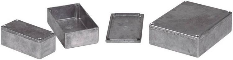 Produktbild: Hammond Electronics 27134PSLA Universal-Geh&auml;use 111 x 60 x 31 Aluminium Aluminium 1St.