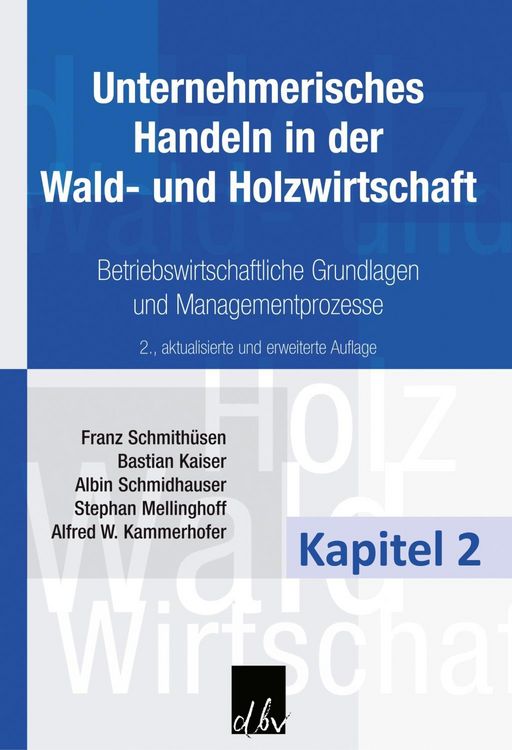 Produktbild: Unternehmerisches Handeln in der Wald- und Holzwirtschaft - Kapitel 2