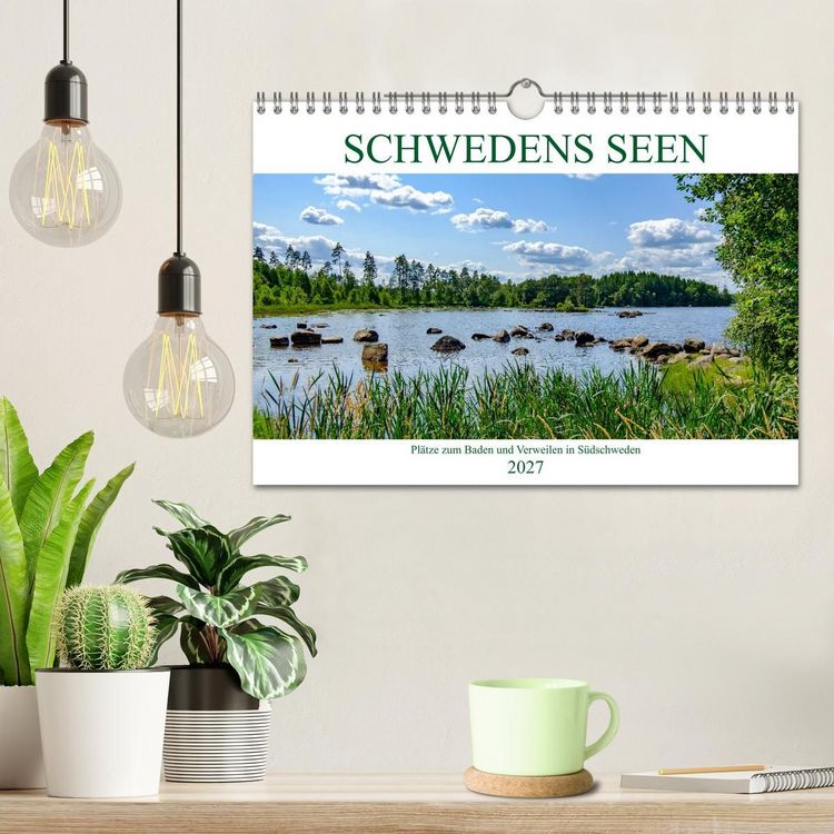 Produktbild: Schwedens Seen (Wandkalender 2027 DIN A4 quer), CALVENDO Monatskalender