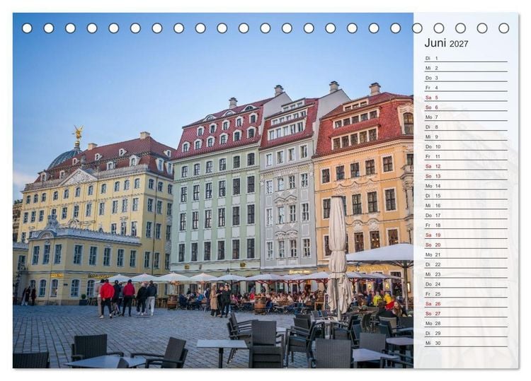 Produktbild: Dresden an der Elbe - Der Planer (Tischkalender 2027 DIN A5 quer), CALVENDO Monatskalender
