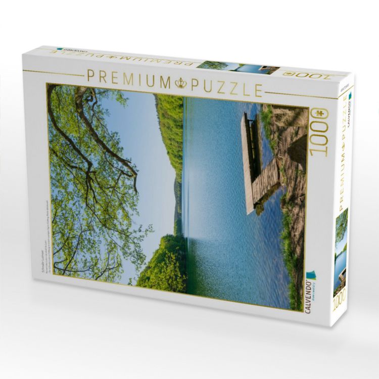 Produktbild: CALVENDO Puzzle Schmaler Luzinsee | 1000 Teile Lege-Gr&ouml;&szlig;e 64x48cm Foto-Puzzle f&uuml;r gl&uuml;ckliche Stunden