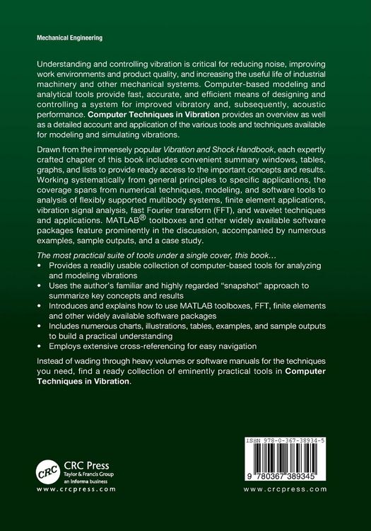Produktbild: Computer Techniques in Vibration