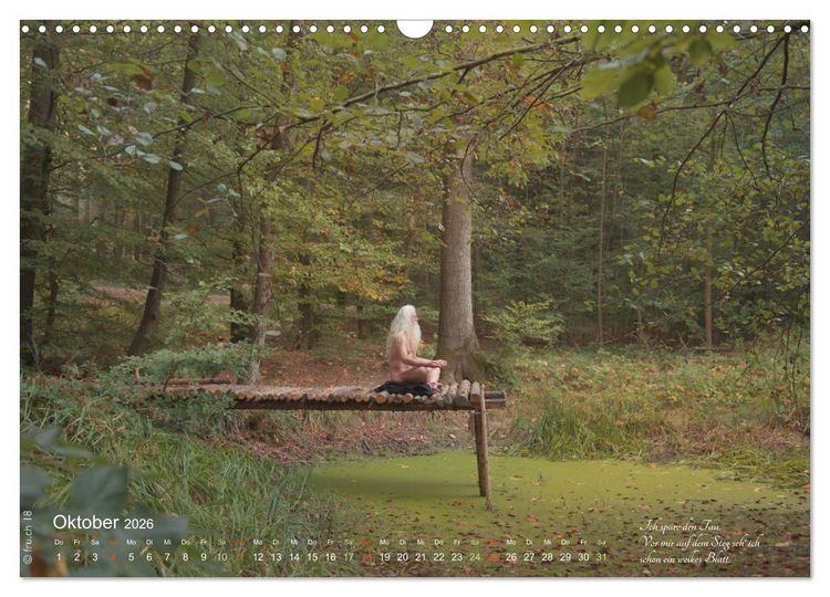 Produktbild: HAIKU AM TEICH (Wandkalender 2026 DIN A3 quer), CALVENDO Monatskalender