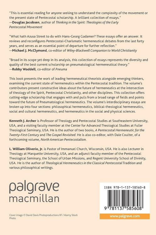 Produktbild: Constructive Pneumatological Hermeneutics in Pentecostal Christianity