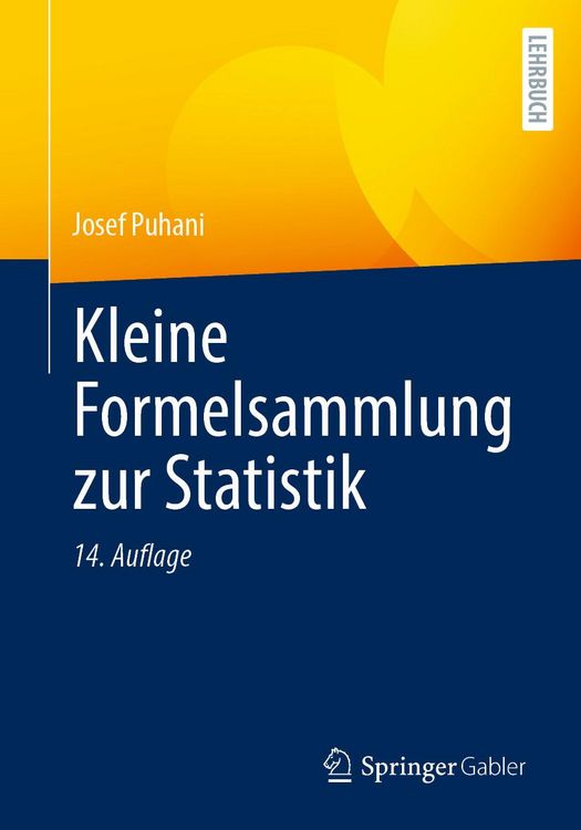 Produktbild: Kleine Formelsammlung zur Statistik