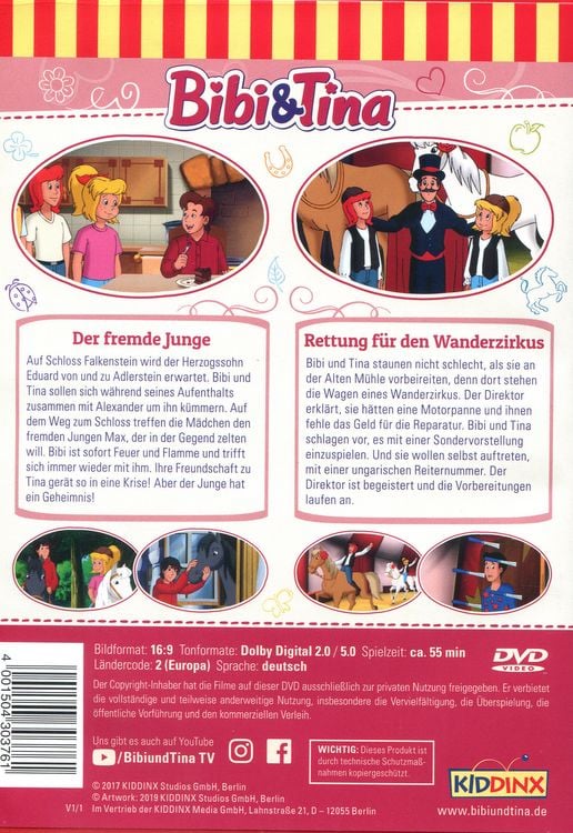 Produktbild: Bibi & Tina - Der fremde Junge/Rettung f&uuml;r den Wanderzirkus