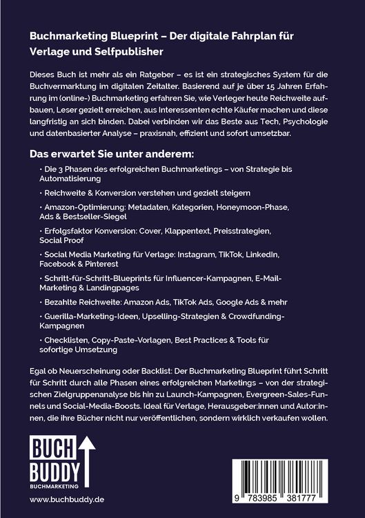 Produktbild: Buchmarketing Blueprint