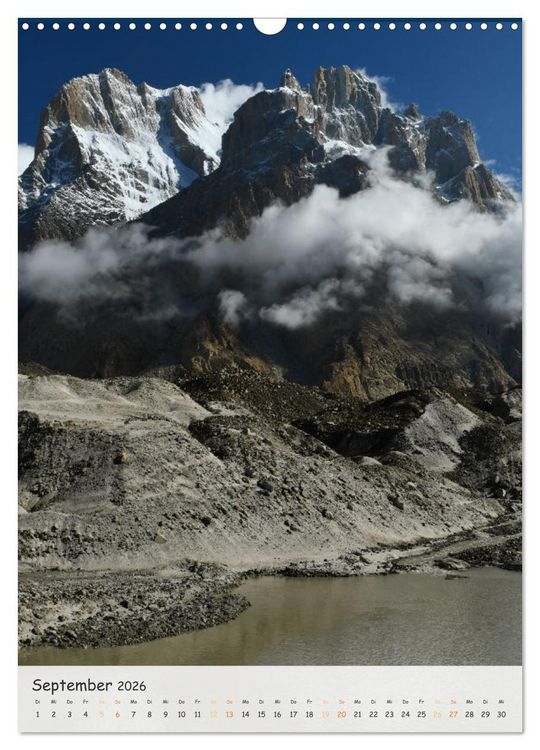 Produktbild: Bergriesen des Karakorum (Wandkalender 2026 DIN A3 hoch), CALVENDO Monatskalender