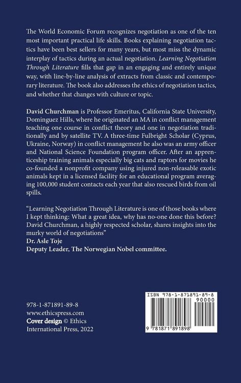 Produktbild: Learning Negotiation Through Literature