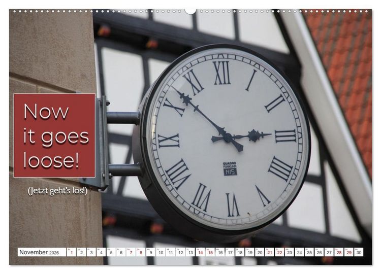Produktbild: Sag es doch DENGLISCH (Wandkalender 2026 DIN A2 quer), CALVENDO Monatskalender