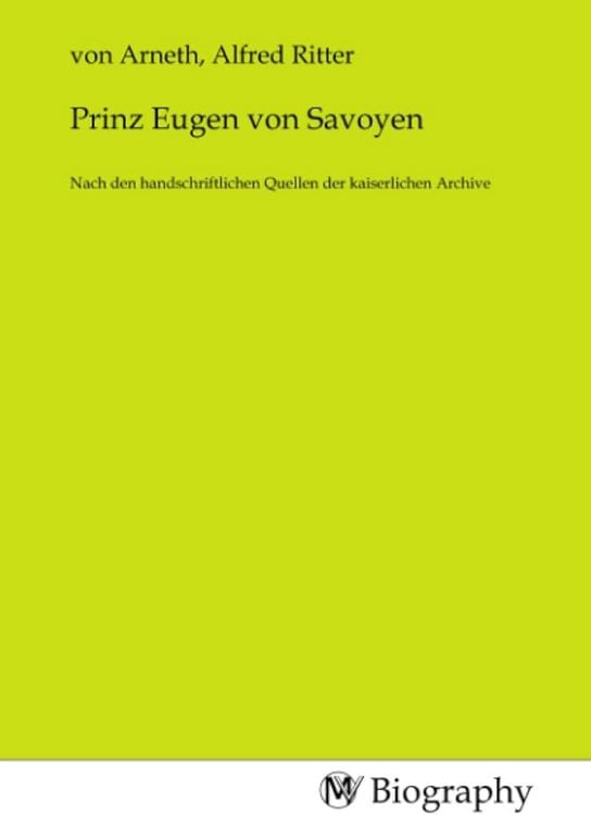 Produktbild: Prinz Eugen von Savoyen