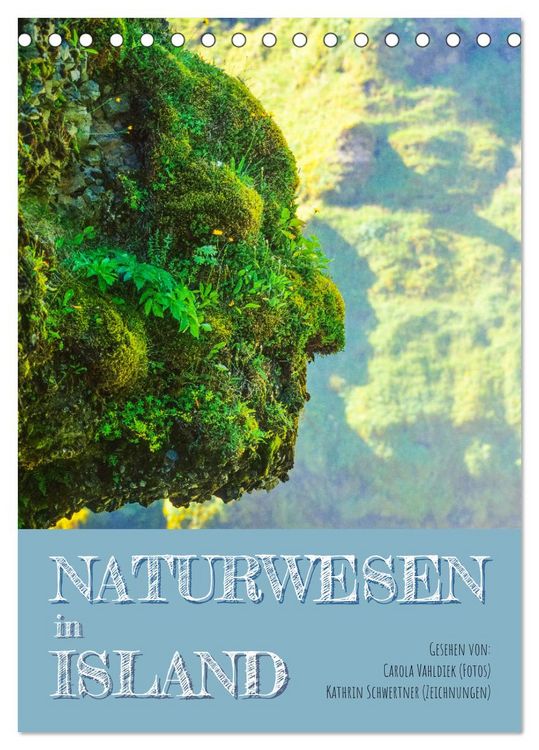 Produktbild: Naturwesen in Island (Tischkalender 2026 DIN A5 hoch), CALVENDO Monatskalender