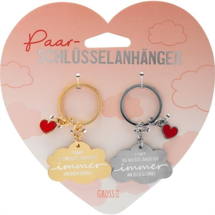Produktbild: Schl&uuml;sselanh&auml;nger Motiv "DENKE"