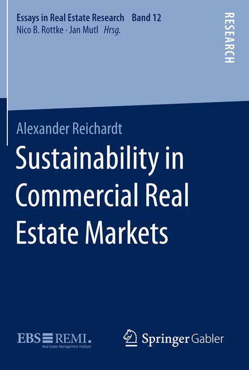 Produktbild: Sustainability in Commercial Real Estate Markets