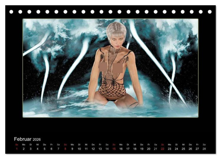 Produktbild: Digital Woman (Tischkalender 2026 DIN A5 quer), CALVENDO Monatskalender