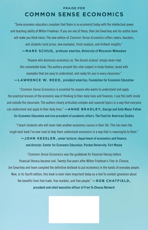 Produktbild: Common Sense Economics
