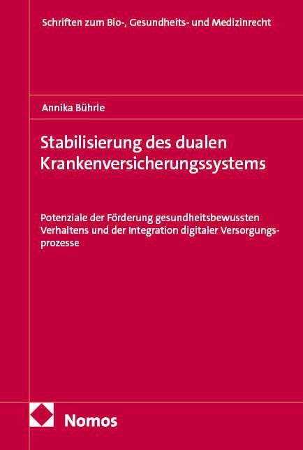 Produktbild: Stabilisierung des dualen Krankenversicherungssystems