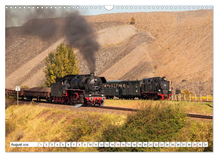 Produktbild: Mansfelder Bergwerksbahn (Wandkalender 2026 DIN A3 quer), CALVENDO Monatskalender