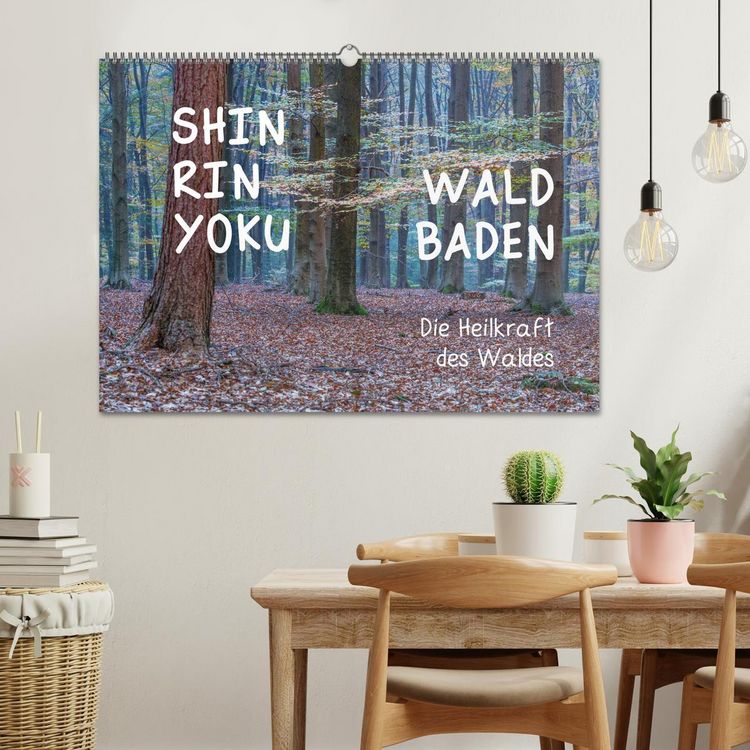 Produktbild: Shinrin yoku - Waldbaden 2026 (Wandkalender 2026 DIN A2 quer), CALVENDO Monatskalender