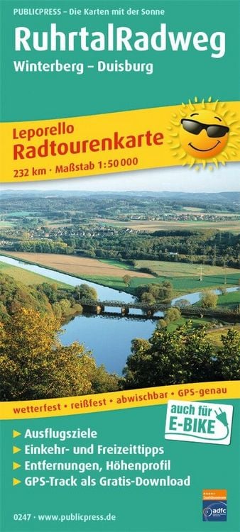 Produktbild: Ruhrtal-Radweg 1 : 50 000