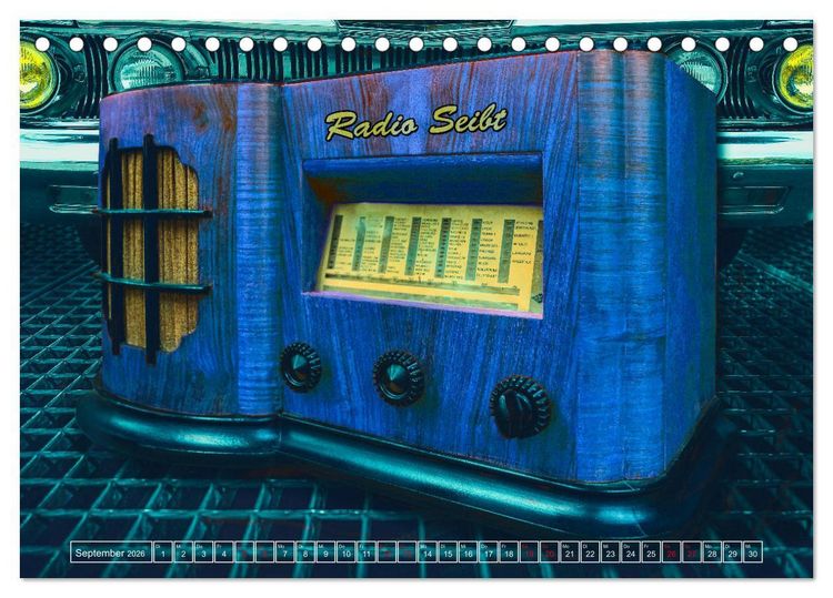 Produktbild: Lebensfreude Radio (Tischkalender 2026 DIN A5 quer), CALVENDO Monatskalender