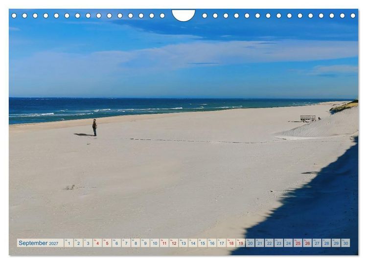 Produktbild: Strand-Einsamkeit. Ein Sylter Winter (Wandkalender 2027 DIN A4 quer), CALVENDO Monatskalender