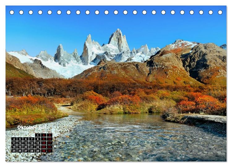 Produktbild: Patagonien NationalParks (Tischkalender 2027 DIN A5 quer), CALVENDO Monatskalender