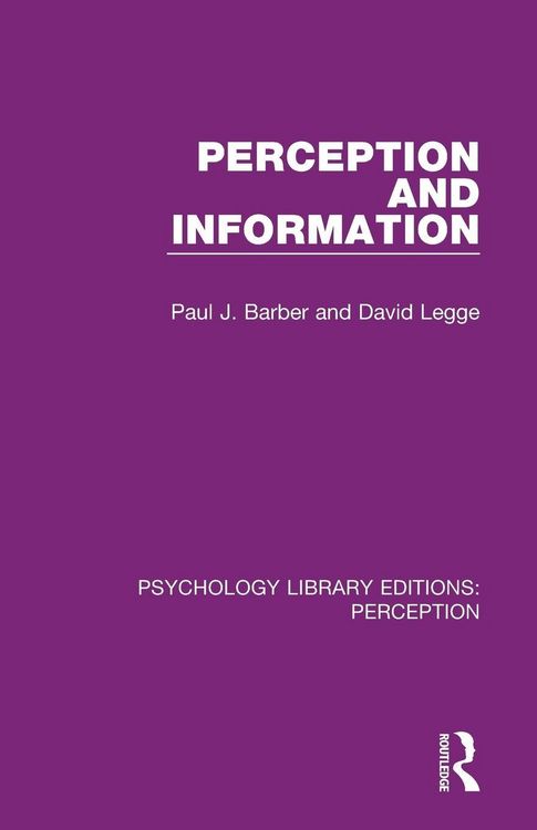 Produktbild: Perception and Information