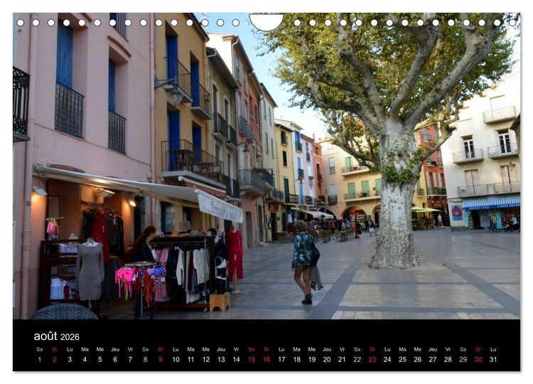 Produktbild: Un jour COLLIOURE (Calendrier mural 2026 DIN A4 vertical), CALVENDO calendrier mensuel