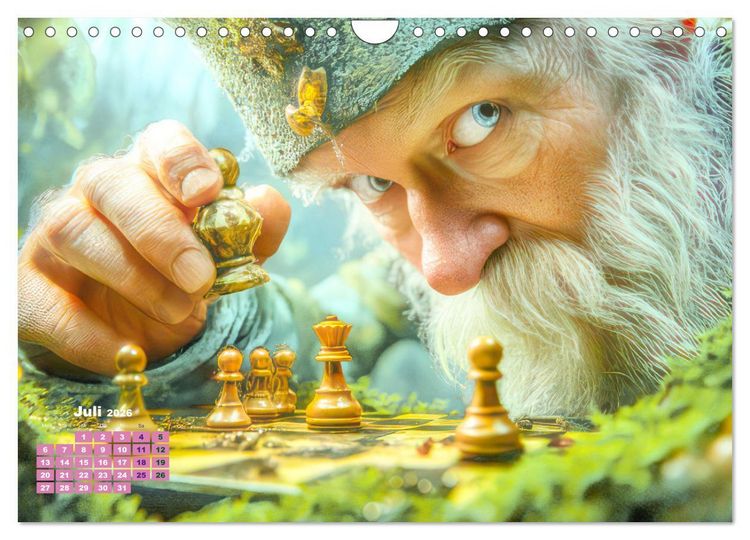Produktbild: Fantasie ist Trumpf - Ein Blick in eine Fantasiewelt (Wandkalender 2026 DIN A4 quer), CALVENDO Monatskalender
