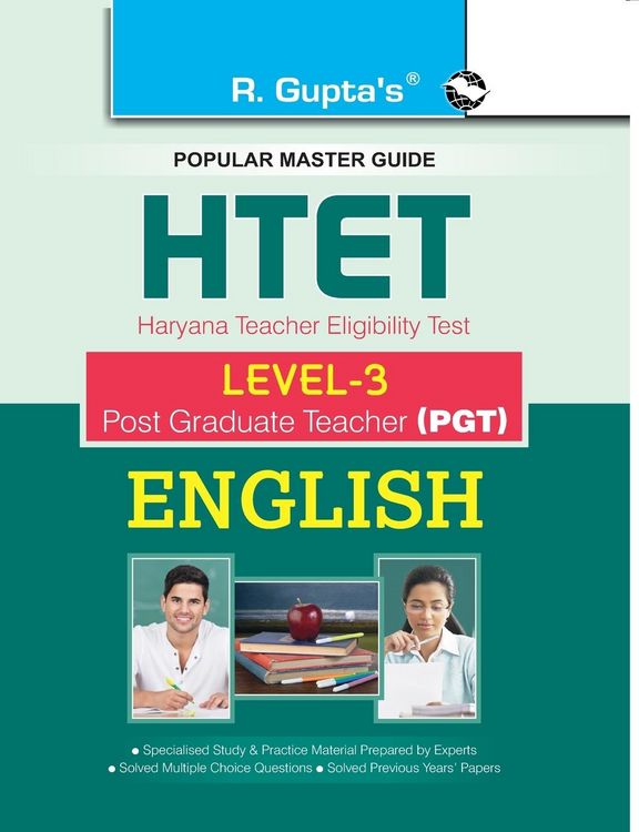 Produktbild: HTET (PGT) Post Graduate Teacher (Level3) English Exam Guide
