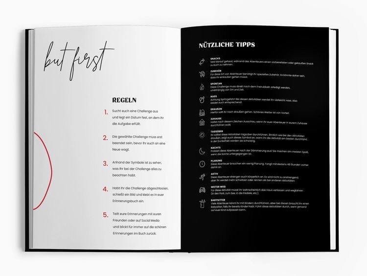 Produktbild: Memories2Make® Dirty Adventures Challengebuch für Paare