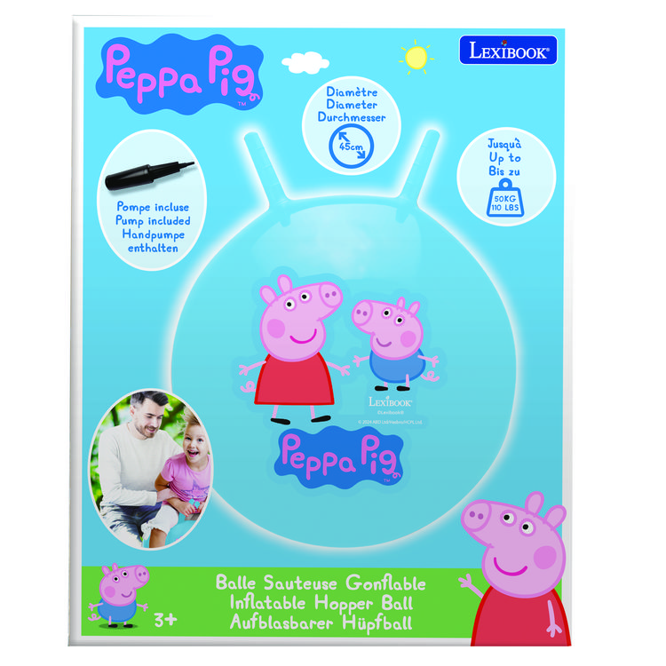 Produktbild: Peppa Pig Aufblasbarer Hopper Ball 45cm