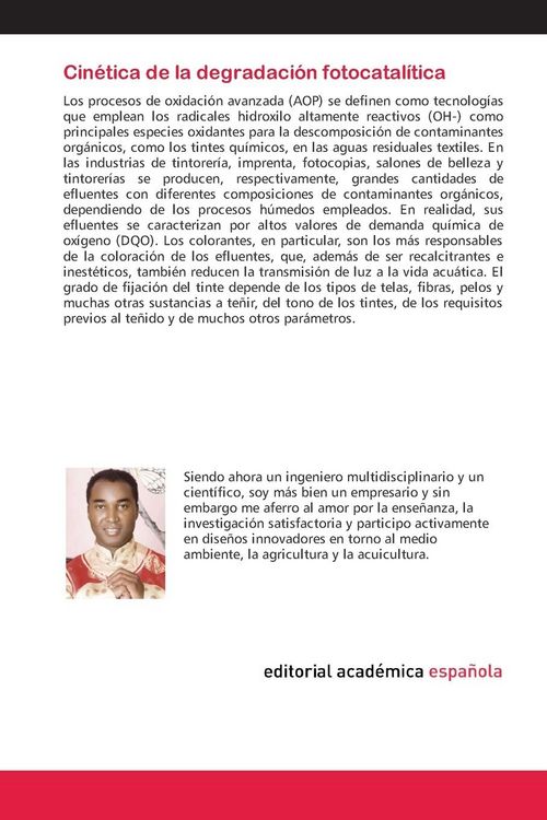 Produktbild: Cin&eacute;tica de la degradaci&oacute;n fotocatal&iacute;tica