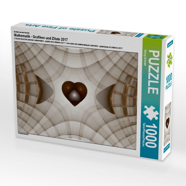 Produktbild: CALVENDO Puzzle Ein Motiv aus dem Kalender Mathematik - Grafiken und Zitate 2017 | 1000 Teile Lege-Gr&ouml;&szlig;e 64x48cm Foto-Puzzle f&uuml;r gl&uuml;ckliche Stunden